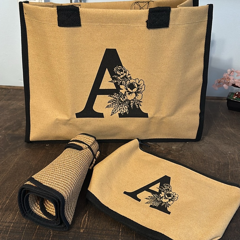 New letter A woman 3 piece gift set